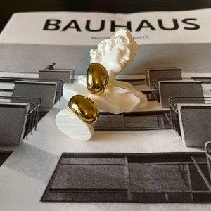 Simple but elegant gold plated earrings